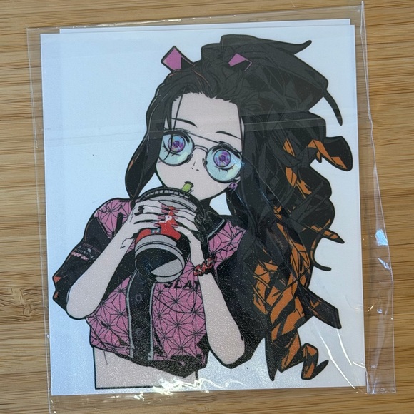 Demon Slayer Zenitsu Lightning Hypelethics Baseball Jersey & Vinyl Decals Bundle - Picture 12 of 12